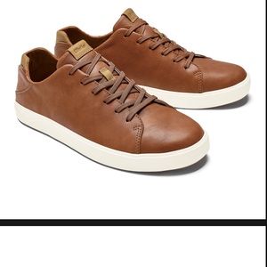 Olukai Lea’Ahi Li ‘Ili Mens Leather Sneakers
